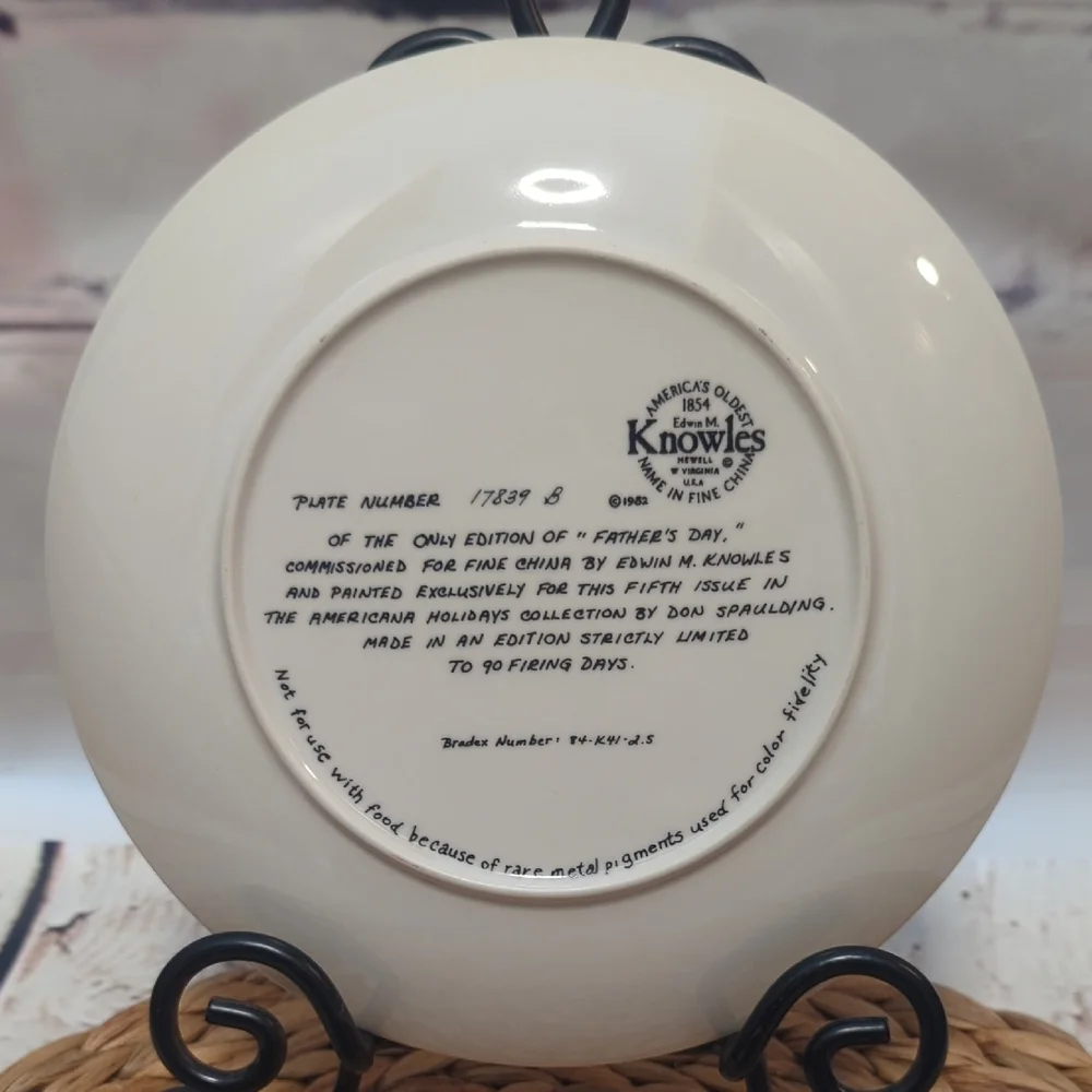 Knowles Limited Edition Decorative Plate 